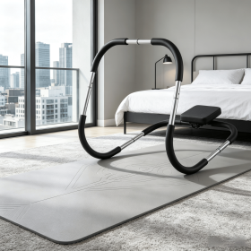 Portable AB Trainer for Office And Home Gym with Headrest And Foam Handle Fitness Core Strength Taining Equipment