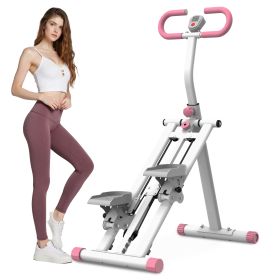Stair Stepper with Resistance Home-Upgrade Vertical Climber Workout Machine for Full-Body Exercise Climber Fitness Equipment with Stable Frame Adjusta