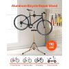 Bike Repair Stand, Max. 110 lb Heavy-duty Bicycle Work Stand with 40.3-59.4 in Adjustable Height & Large Tool Tray, Foldable Ebike Maintenance Rack