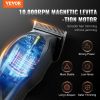 VEVOR Hair Clipper for Men with Magnetic Motor 10000RPM, Cordless Barber Clipper with DLC Fade Blade