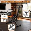 Squat Machine for Home, Assist Trainer for Glutes Workout Foldable with Resistance Bands, for Botty Glutes Butt Thighs