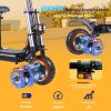 WHOSU  Electric Scooter Adults, 6000W Dual Motor Up to 50 mph, 62 Miles Range, 4 Braking System, 11'Off-Road Folding E-Scooter for Adults