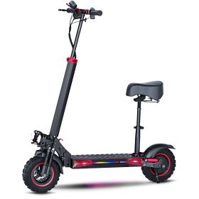 WHOSU Adult Electric Scooter with Removable Seat, 1200W Motor, Max 35mph, 33 Miles, 11" Off Road Tires, Fast Electric Scooter for Adults