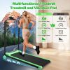 Foldable Treadmill with Handle Bar & Incline