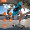 VEVOR Electric Skateboard with Remote, 13.7 Mph Top Speed & 7.5 Miles Max Range Skateboard Longboard, 3 Speeds Adjustment Skateboards