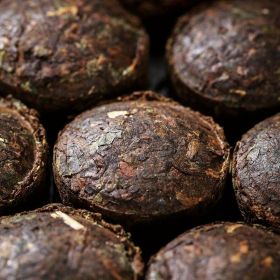 50g Yunnan Matured Pu'er Mini Pellet, Xinyi Glutinous Rice Aroma Ripe Pu'er (Option: 50Grams)