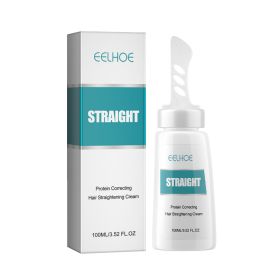 EELHOE Hair Straightening Cream Moisturizing & Nourishing Hair Repair Damage Smoothing Frizz & Split Ends Conditioning Cream (Option: 1pcs)