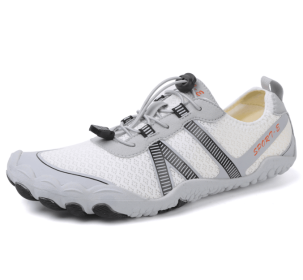 Couples fitness sneakers outdoor beach swimming shoes anti-slip wear-resistant men's and women's running shoes yoga shoes professional upstream s (Color: White, size: 41)