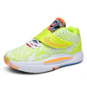 JJtiger  New high quality winter basketball shoes for men and women(36-45 Optional) (Color: Green, size: 39)