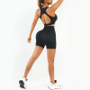 Workout Sets for Women 2 Piece High Waisted Seamless Leggings with Padded Stretchy Sports Bra Sets Gym Clothes