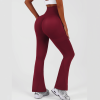 Womens Flared Yoga Pants, High Waisted Flare Leggings Bottom Bootcut Yoga Pants