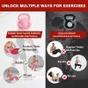 3 Handle Kettlebells Weight - Weight for Women Options 5, 10, 15 and 20 LB for Russian Twists AB Exercise