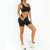 Workout Sets for Women 2 Piece High Waisted Seamless Leggings with Padded Stretchy Sports Bra Sets Gym Clothes