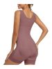 Fasjrixa Fajas Colombianas Shapewear for Women Tummy Control Post Surgery Full Body Shaper Butt Lifter with Zipper Crotch,corset tops for women