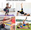 Workout Resistance Bands Loop Set Fitness Yoga Booty Leg Exercise Band Gym Fitness Butt Lift